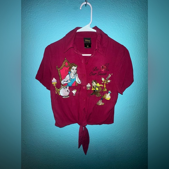 Disney Tops - Her Universe Magenta Disney Shirt